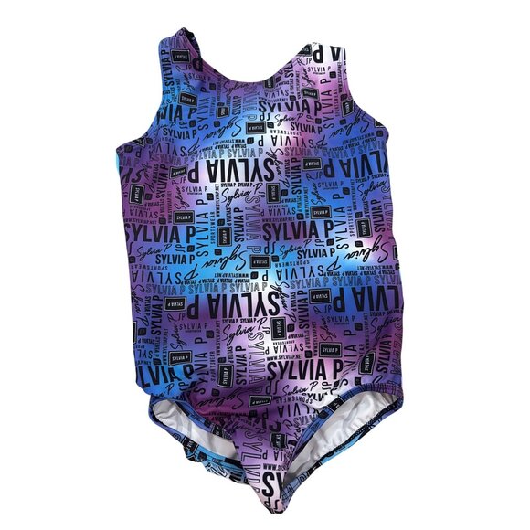 Sylvia P Chromatic Girls Leotard Child 10 Multicolor Polyester Spandex - Picture 1 of 5